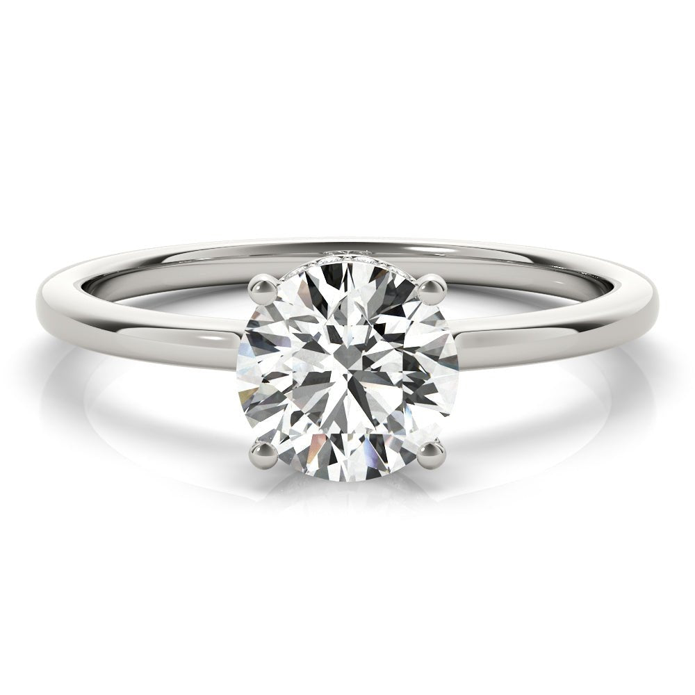 1.00CT 14K Gold Classic Solitaire Engagement Ring - Engagement rings - Design Jewellers Edmonton