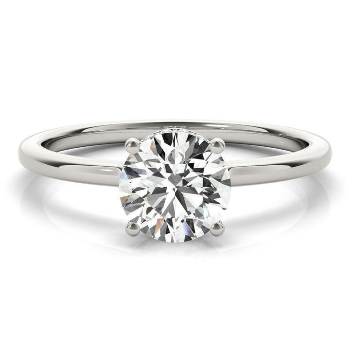 1.00CT 14K Gold Classic Solitaire Engagement Ring - Engagement rings - Design Jewellers Edmonton