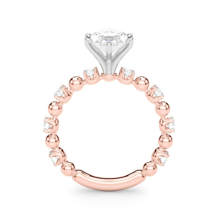 1.00CT 14K Marquise Cut Diamond Design with Fancy Shoulders - Engagement rings - Design Jewellers Edmonton