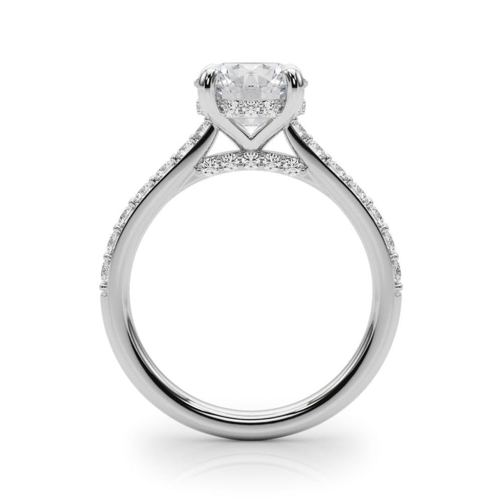 1.00CT 14K Ring with Additional Diamonds and Hidden Under - Halo - Engagement rings - Design Jewellers Edmonton