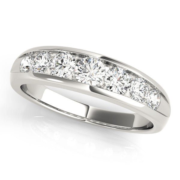 1.00CTW 14K Channel Set Diamond Band With Round Brilliant Cut Diamonds - Diamond Ring - Design Jewellers Edmonton