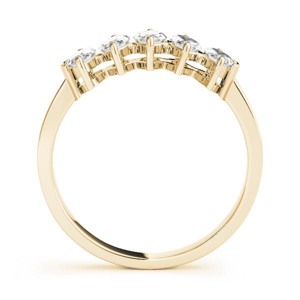 1.00CTW 14K Gold 5 Stone Marquise Cut Diamond Band - Diamond Ring - Design Jewellers Edmonton