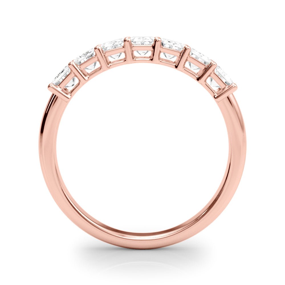 1.00CTW 14K Gold 7 Stone Emerald Cut Diamond Band - Diamond Ring - Design Jewellers Edmonton