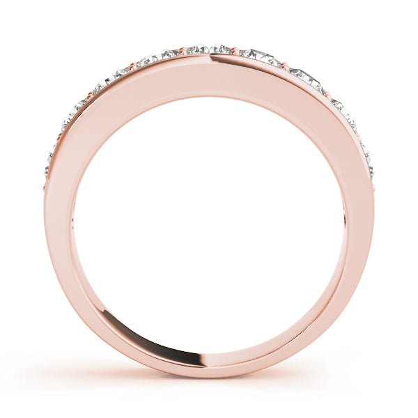 1.00CTW 14K Gold Channel Set Diamond Band - Diamond Ring - Design Jewellers Edmonton