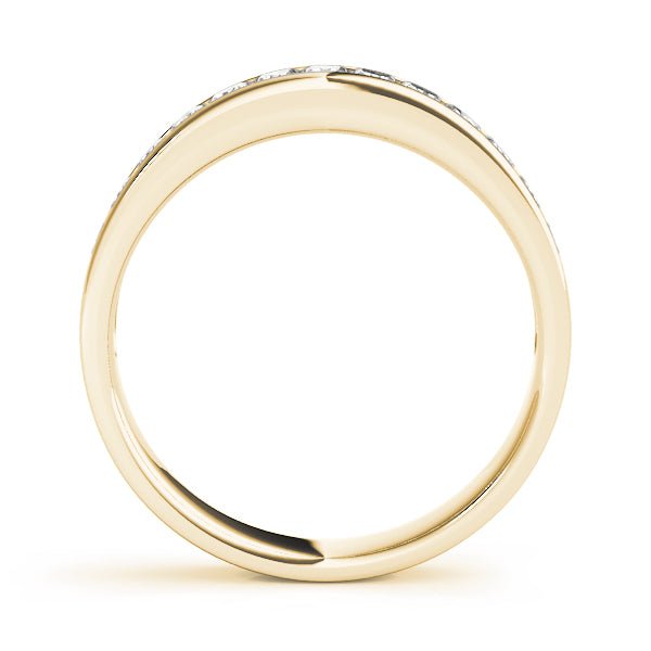1.00CTW 14K Gold Channel Set Princess Cut Band - Diamond Ring - Design Jewellers Edmonton