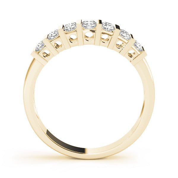 1.00CTW 14K Gold Double Row Bar Set Diamond Band - Diamond Ring - Design Jewellers Edmonton