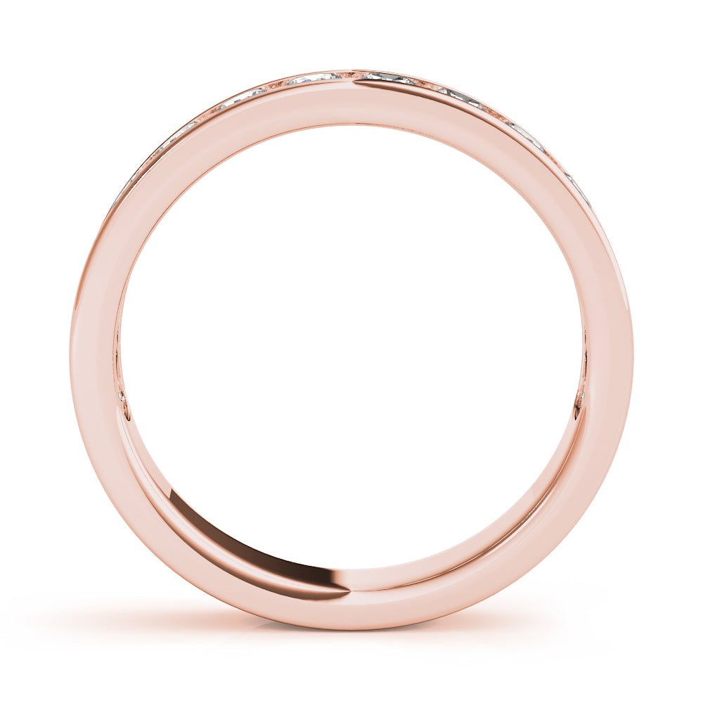 1.00CTW 14K Gold Round Brilliant Cut Channel Diamond Band - Diamond Ring - Design Jewellers Edmonton