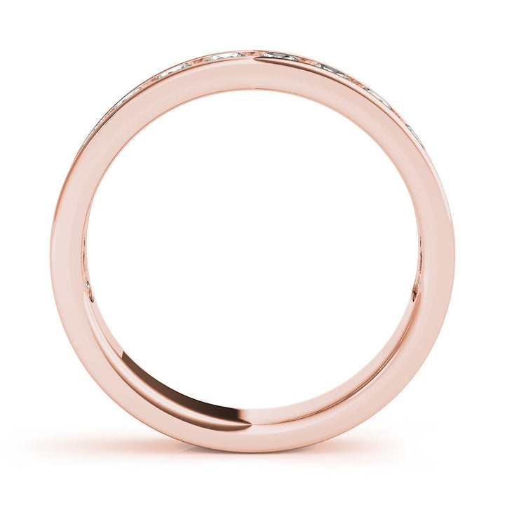 1.00CTW 14K Gold Round Brilliant Cut Channel Diamond Band - Diamond Ring - Design Jewellers Edmonton