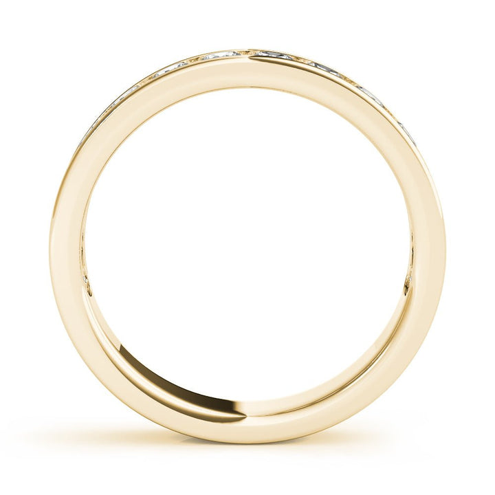1.00CTW 14K Gold Round Brilliant Cut Channel Diamond Band - Diamond Ring - Design Jewellers Edmonton