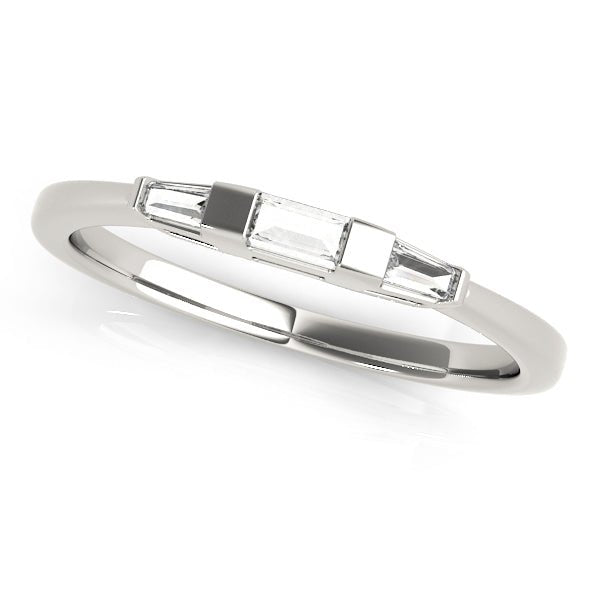 1.00CTW 14K Gold Slim Design Baguette Cut Diamond Band - Diamond Ring - Design Jewellers Edmonton