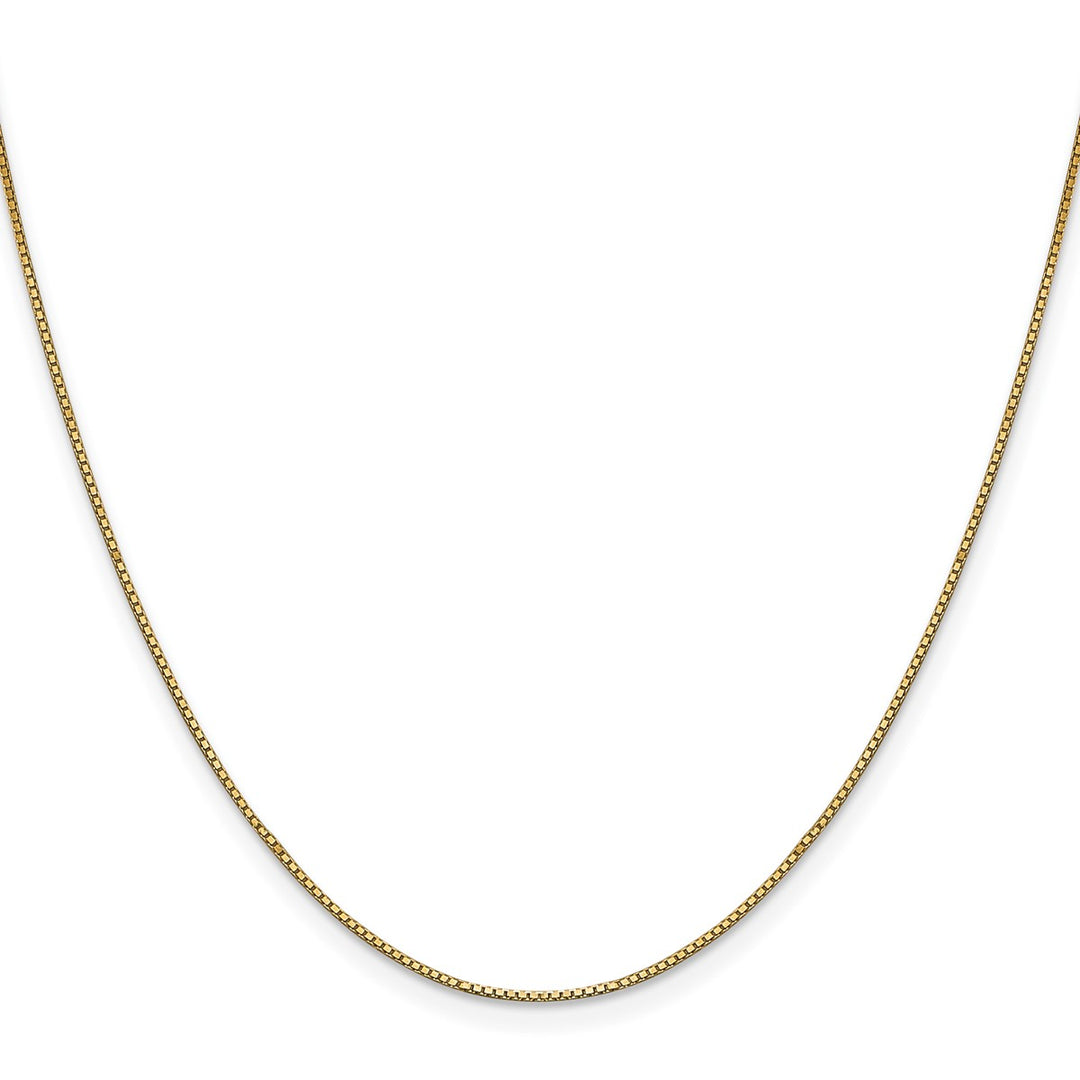 Gold 0.9mm Box Chain, 16