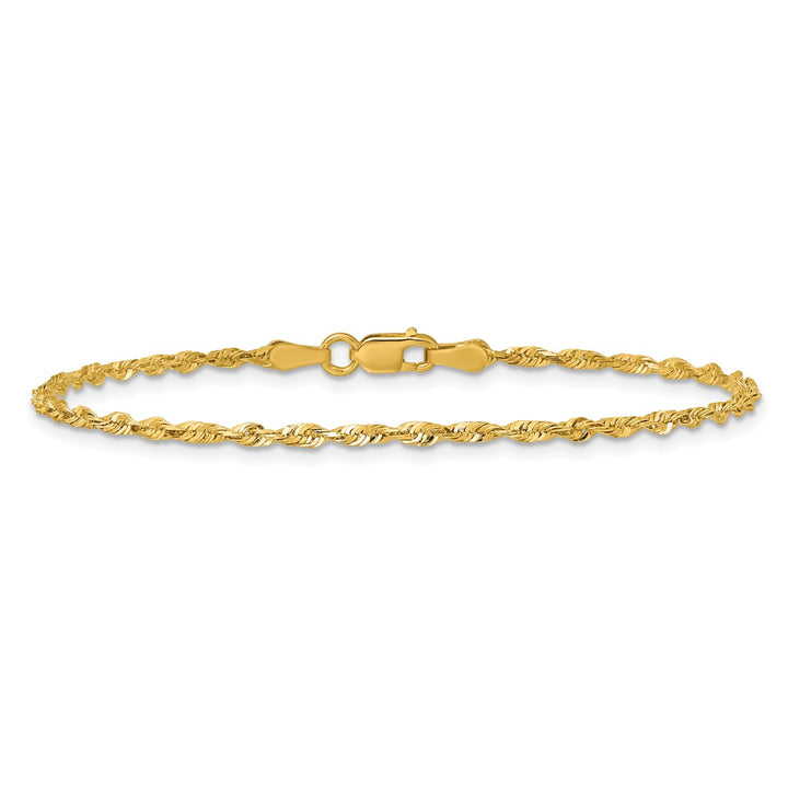 Gold 2mm Rope Chain, 10"