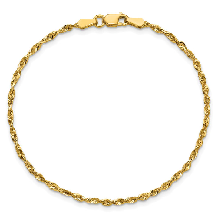 Gold 2mm Rope Chain, 10"