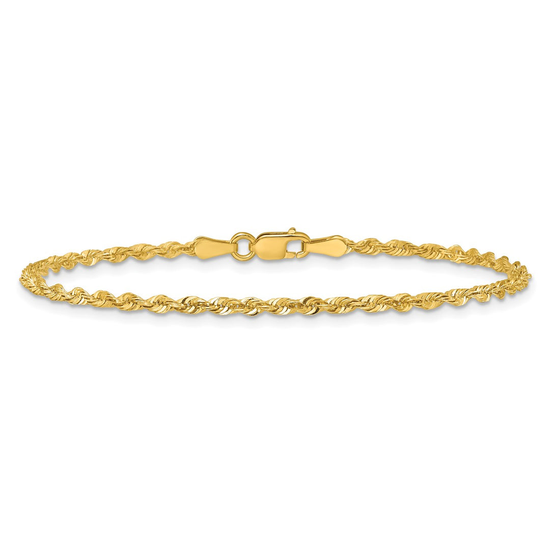 Gold 2.25mm Rope Chain, 10