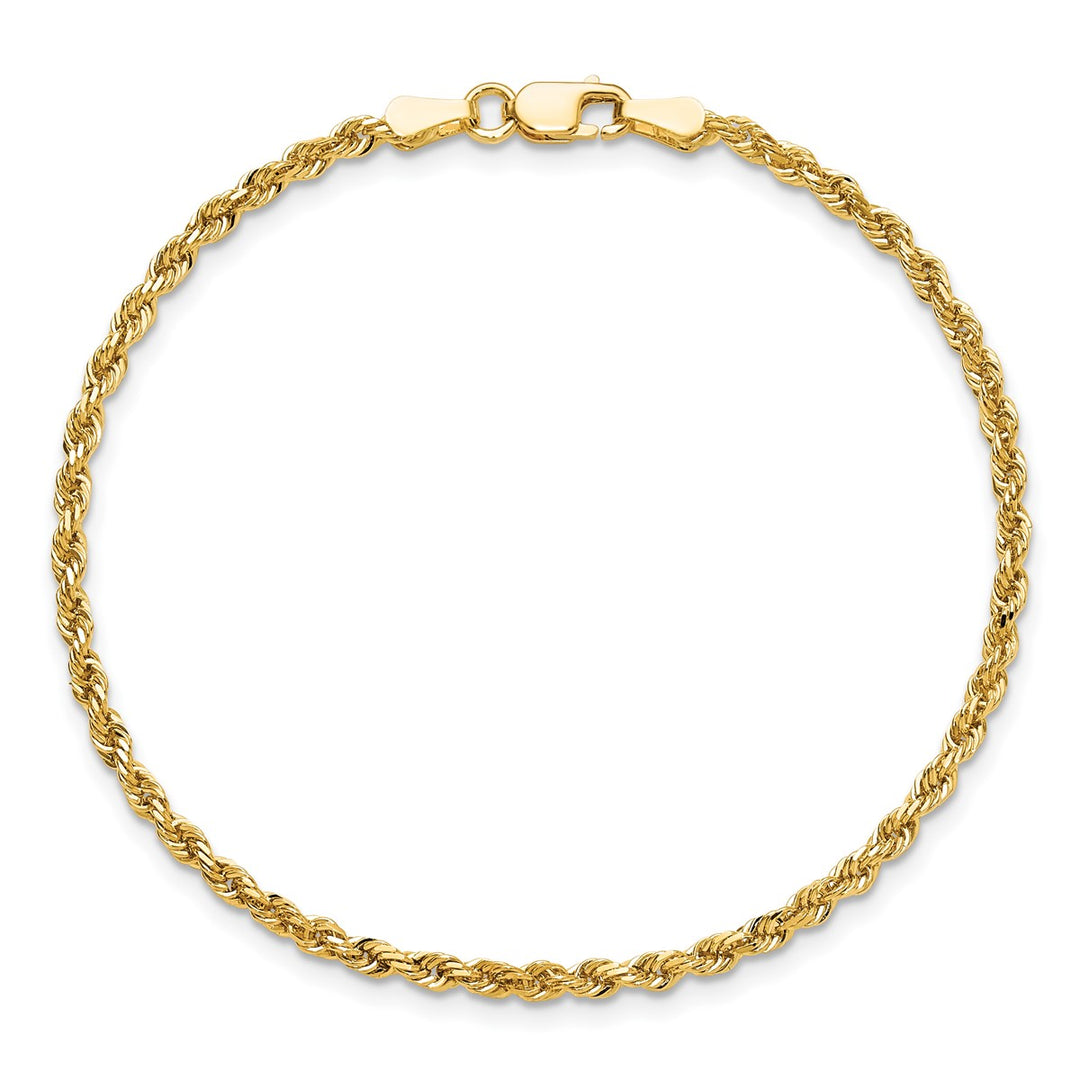 Gold 2.25mm Rope Chain, 10
