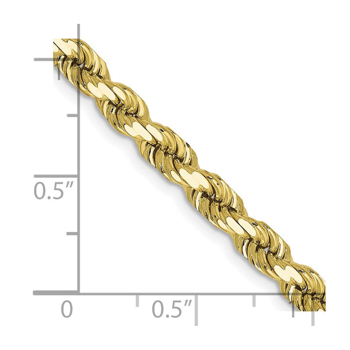 Gold 4.5mm Rope Chain, 1"