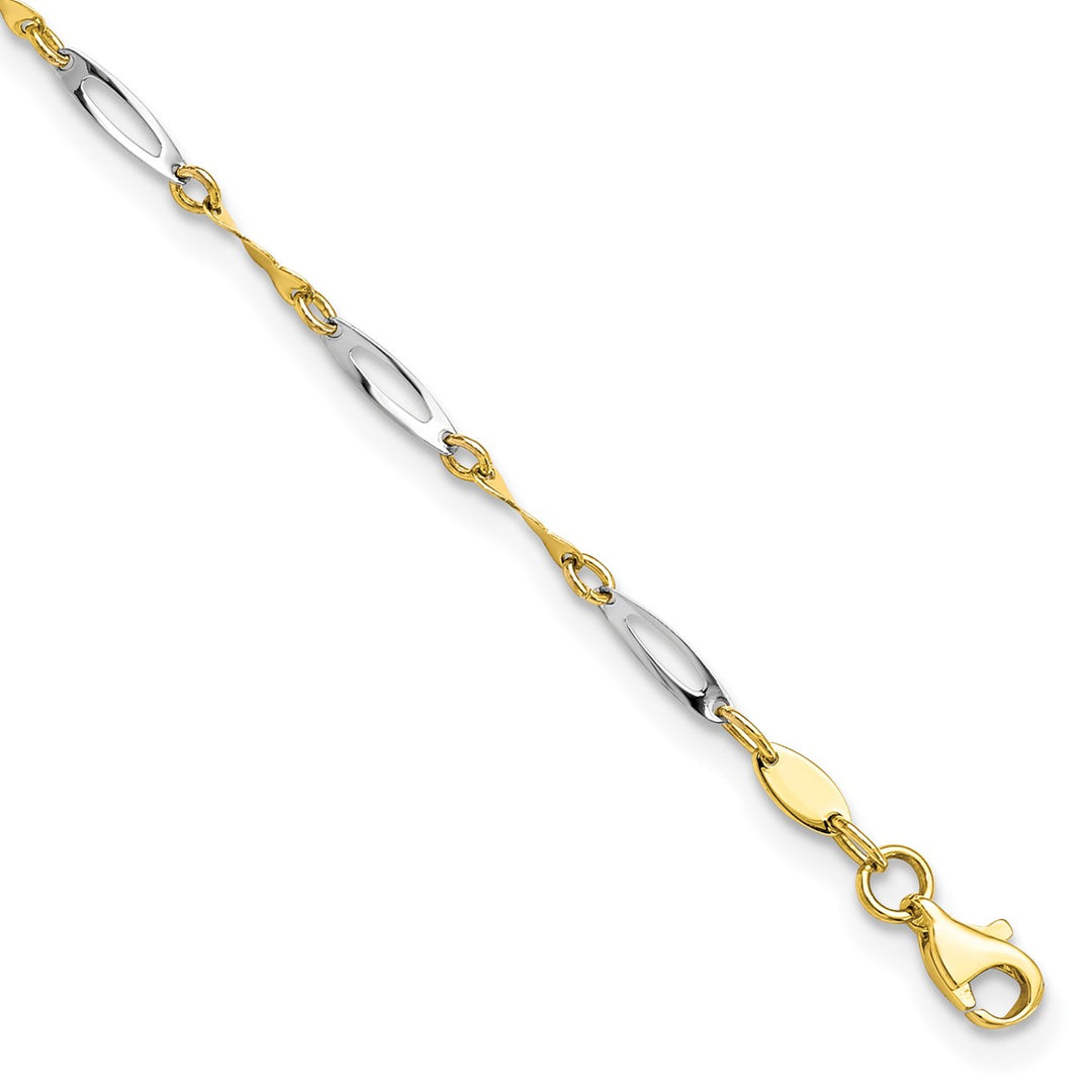 Gold 2.5mm Other Chains Anklet, 9"