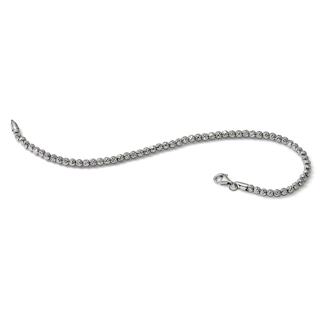 Gold 3.25mm Beaded Bracelet, 7.5