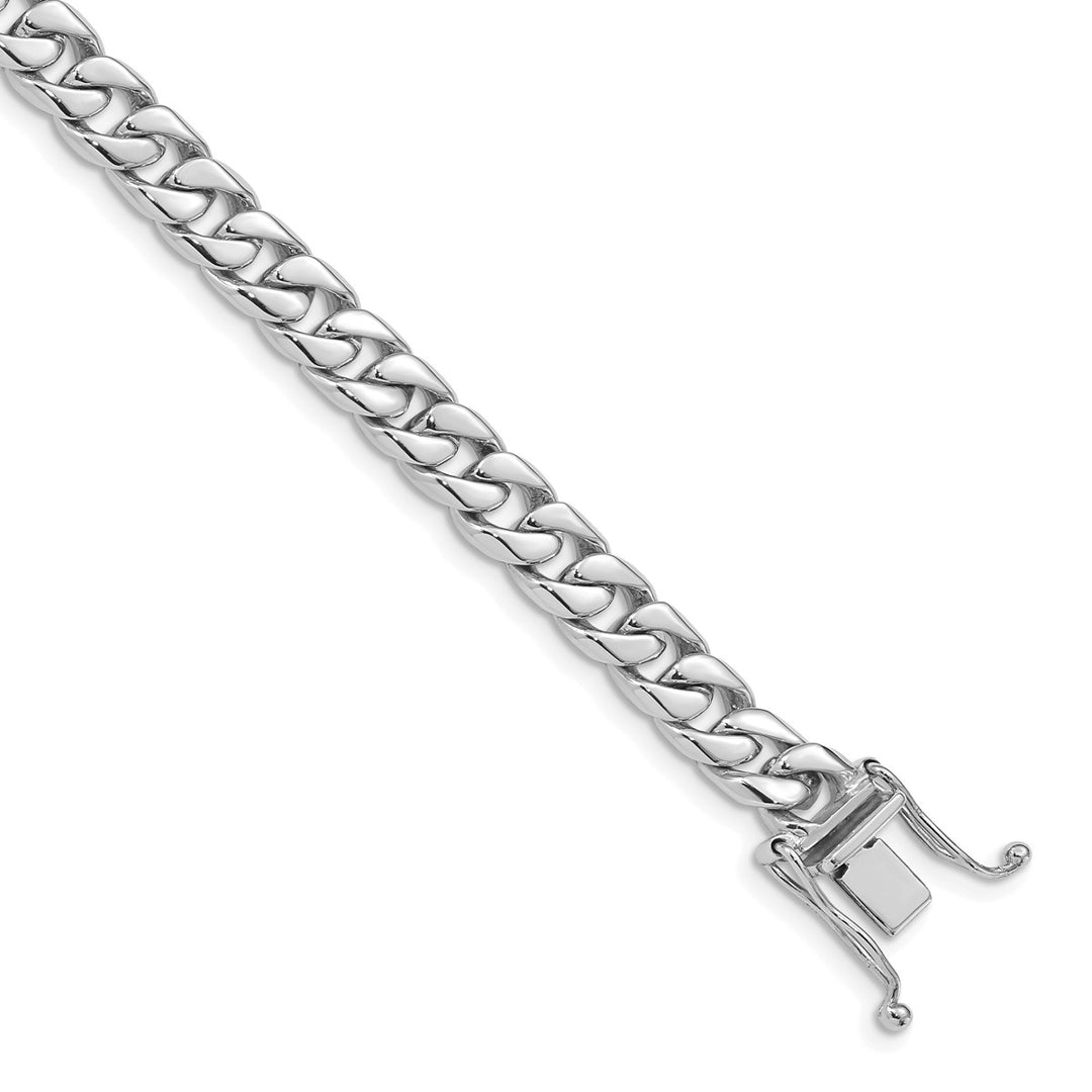 Gold 6.8mm Curb Bracelet, 8"