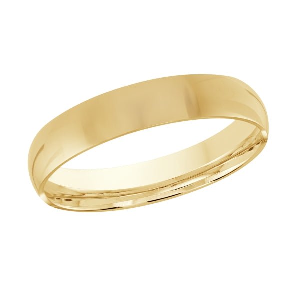 10K Classic Polish 4mm Gold Ring - Gold Bands - Design Jewellers Edmonton