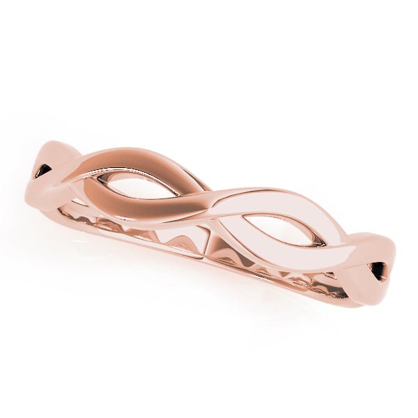 10K Gold Figure 8 Design Band - Gold Bands with Designs - Design Jewellers Edmonton