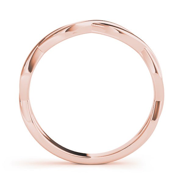 10K Gold Figure 8 Design Band - Gold Bands with Designs - Design Jewellers Edmonton