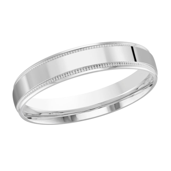 10K Minimalistic 4mm Design Gold Band - Gold Bands with Designs - Design Jewellers Edmonton