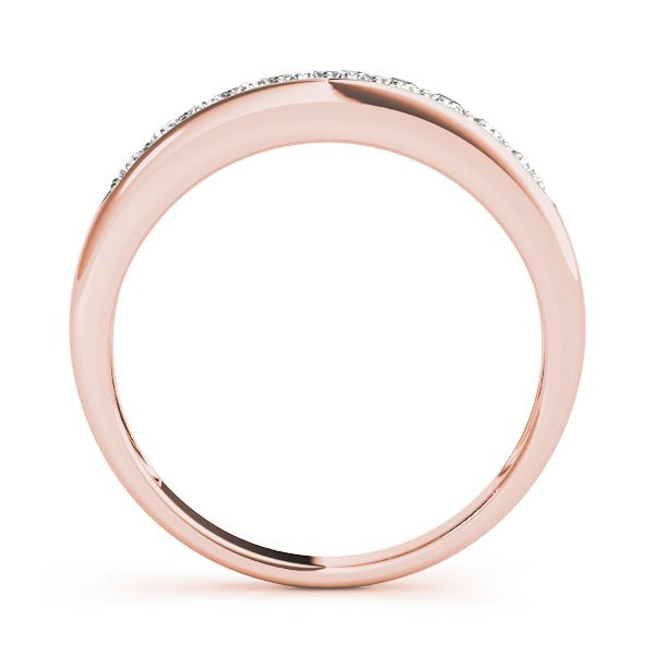 10K Slim Design Channel Set Diamond Band - Diamond Ring - Design Jewellers Edmonton