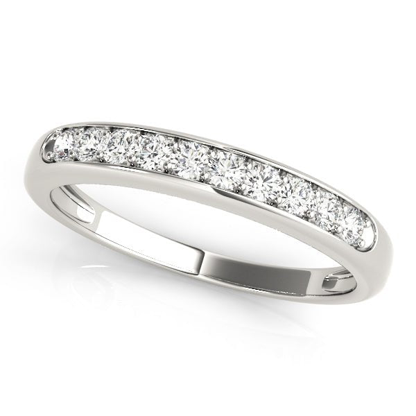 10K Slim Design Channel Set Diamond Band - Diamond Ring - Design Jewellers Edmonton