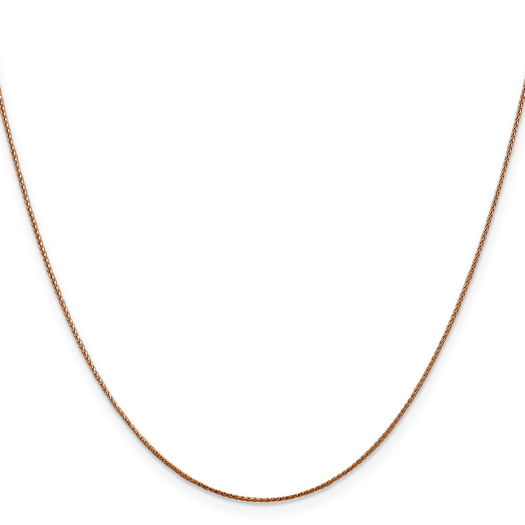 Gold 0.8mm Spiga (Wheat) Chain, 20