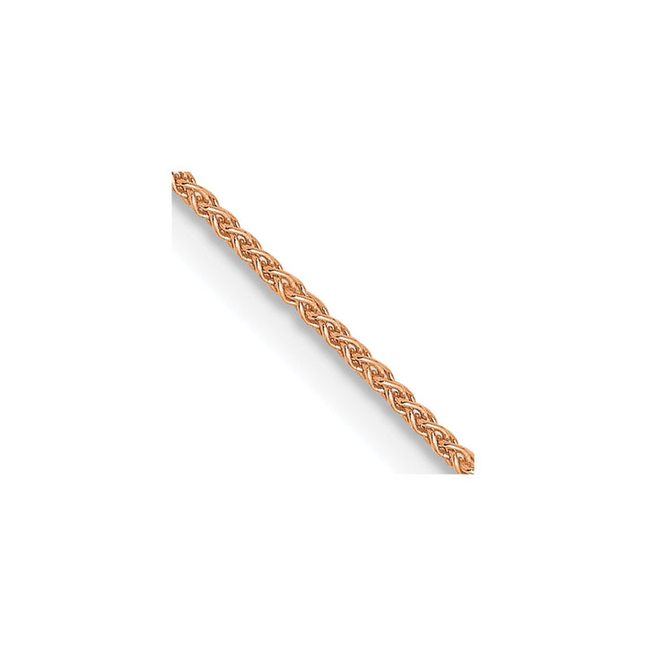 Gold 0.8mm Spiga (Wheat) Chain, 20"