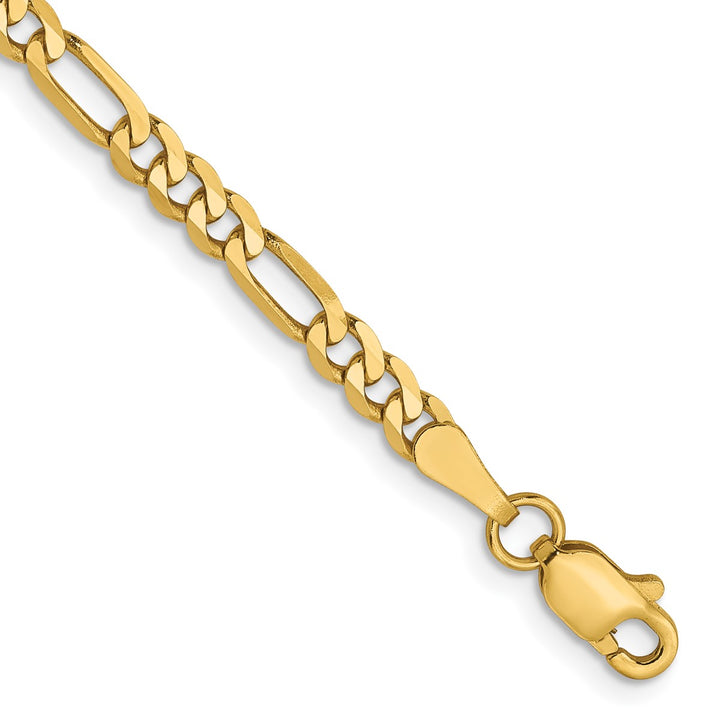 Gold 3mm Figaro Chain, 7"