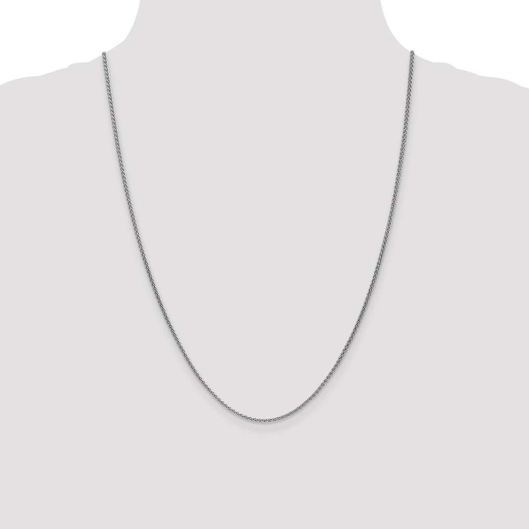 Gold 1.65mm Spiga (Wheat) Chain, 24