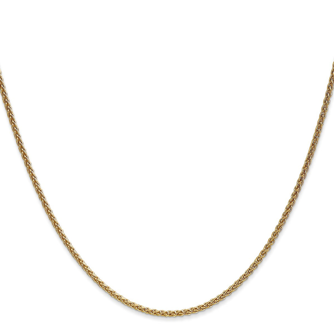 Gold 1.65mm Spiga (Wheat) Chain, 20