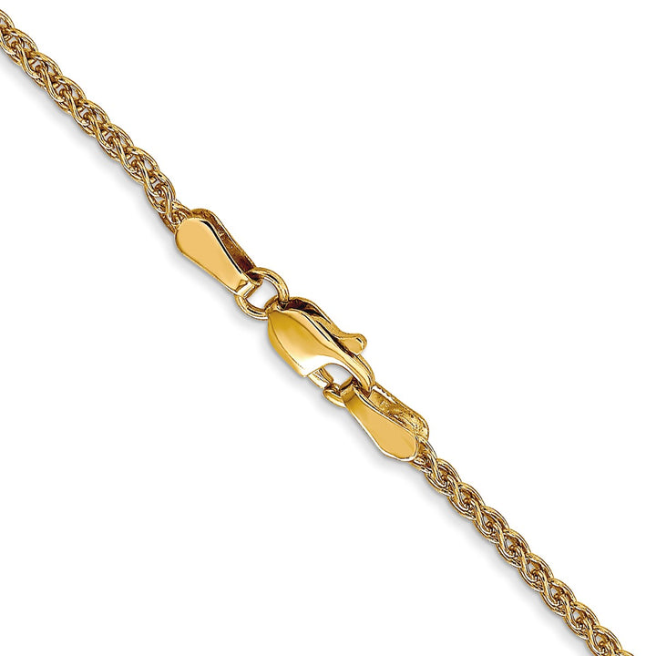 Gold 1.65mm Spiga (Wheat) Chain, 20"