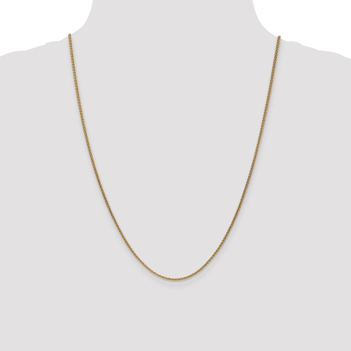 Gold 1.65mm Spiga (Wheat) Chain, 24"