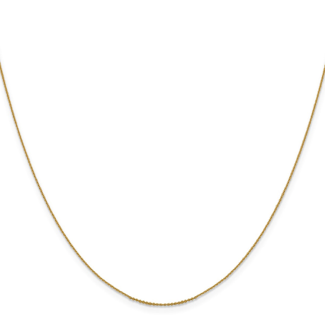 Gold 0.85mm Cable Chain, 20