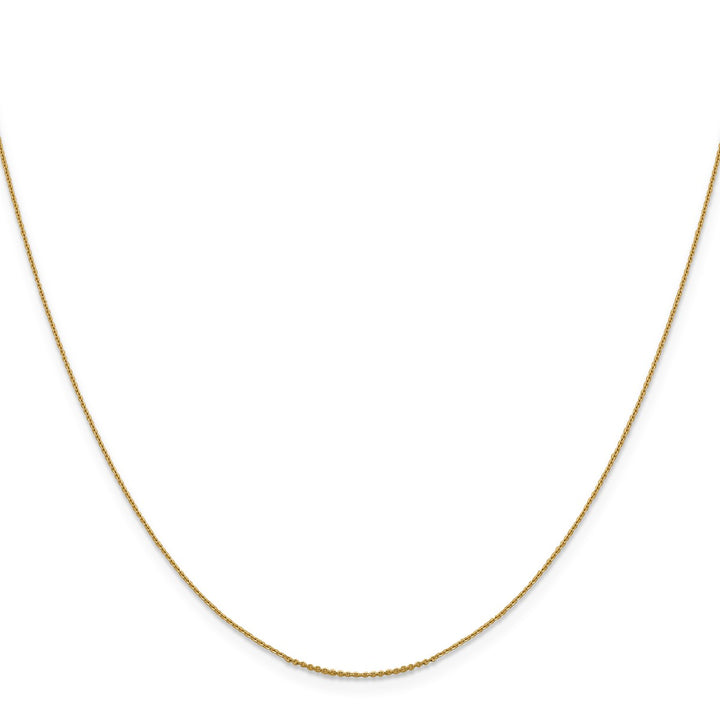 Gold 0.85mm Cable Chain, 20"