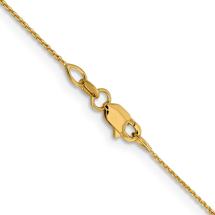 Gold 0.85mm Cable Chain, 20"