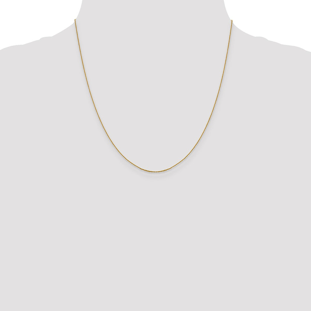 Gold 0.85mm Cable Chain, 20