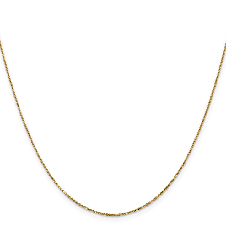 Gold 1mm Cable Chain, 18"