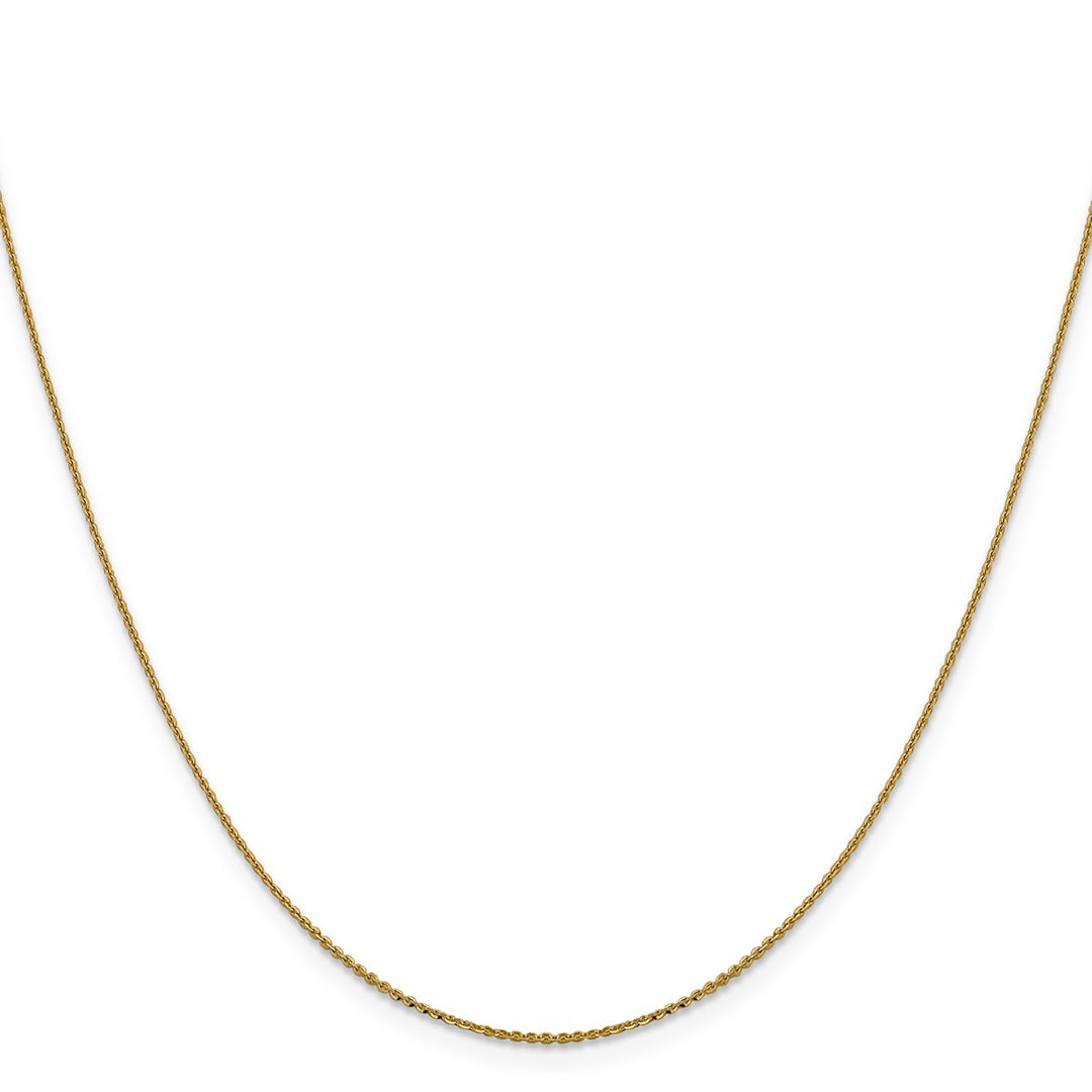 Gold 1mm Cable Chain, 16