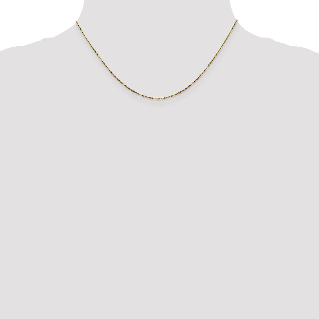 Gold 1mm Cable Chain, 16