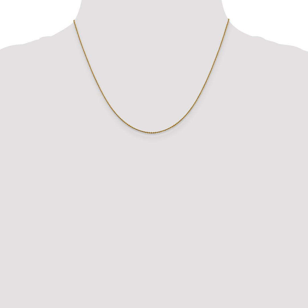 Gold 1mm Cable Chain, 18