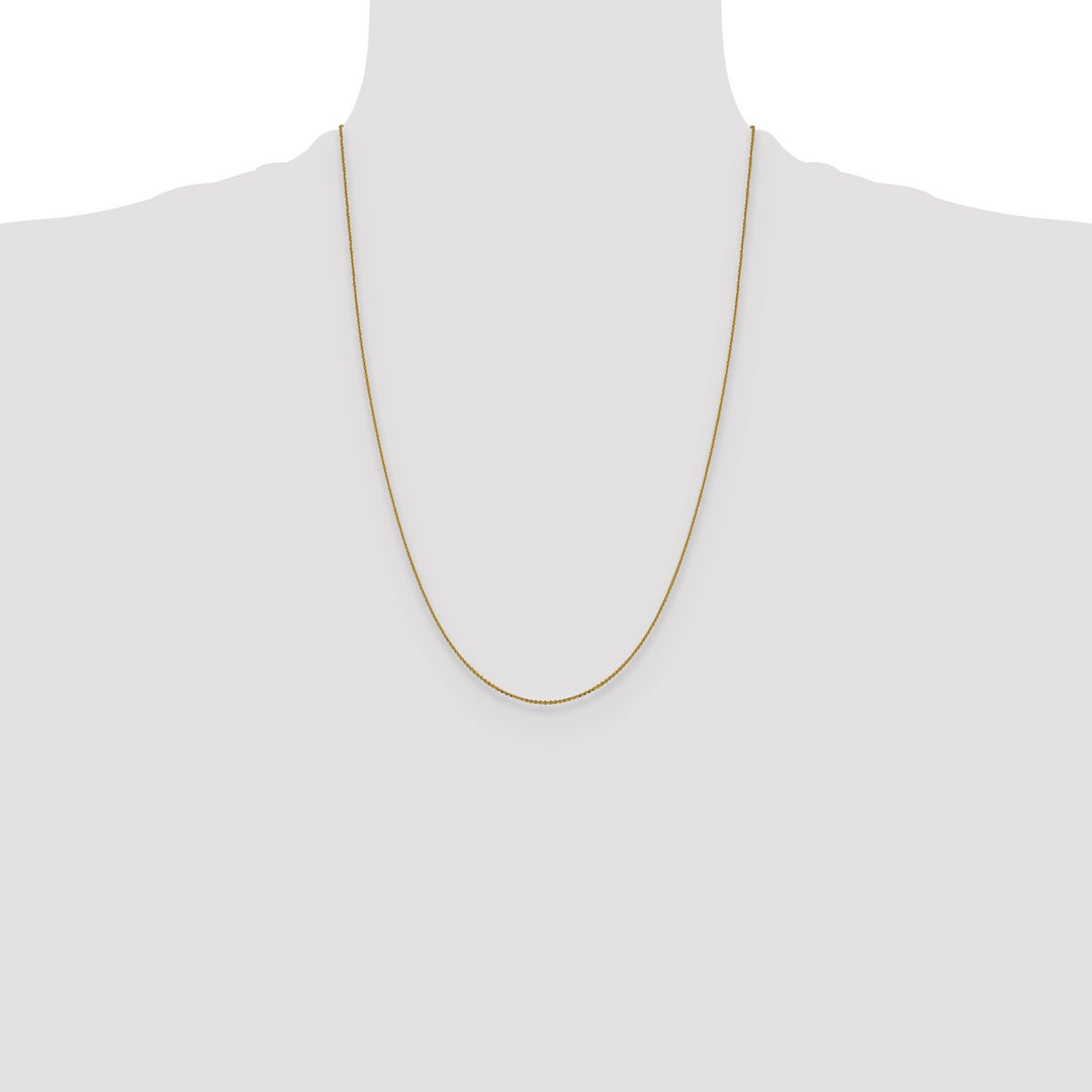 Gold 1mm Cable Chain, 24