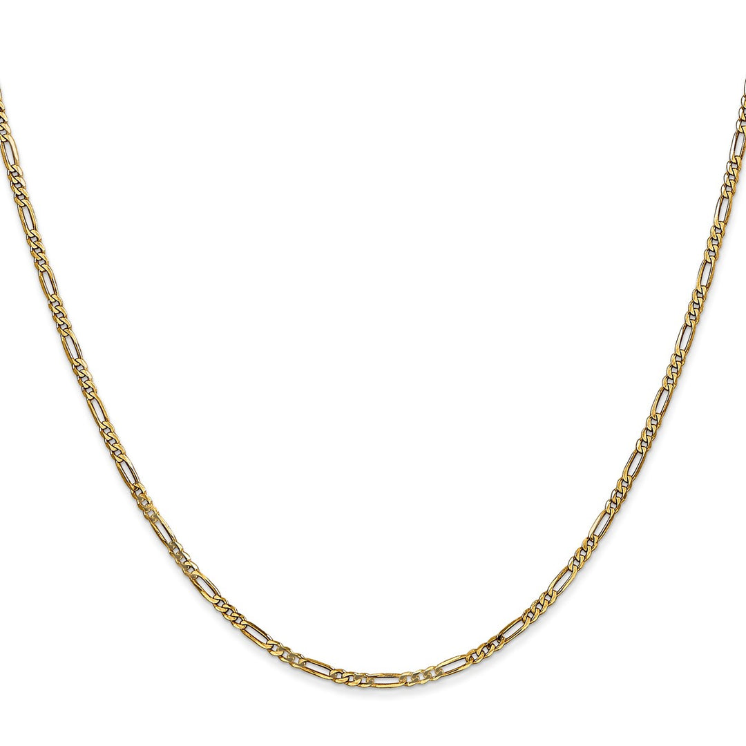 Gold 1.8mm Figaro Chain, 24