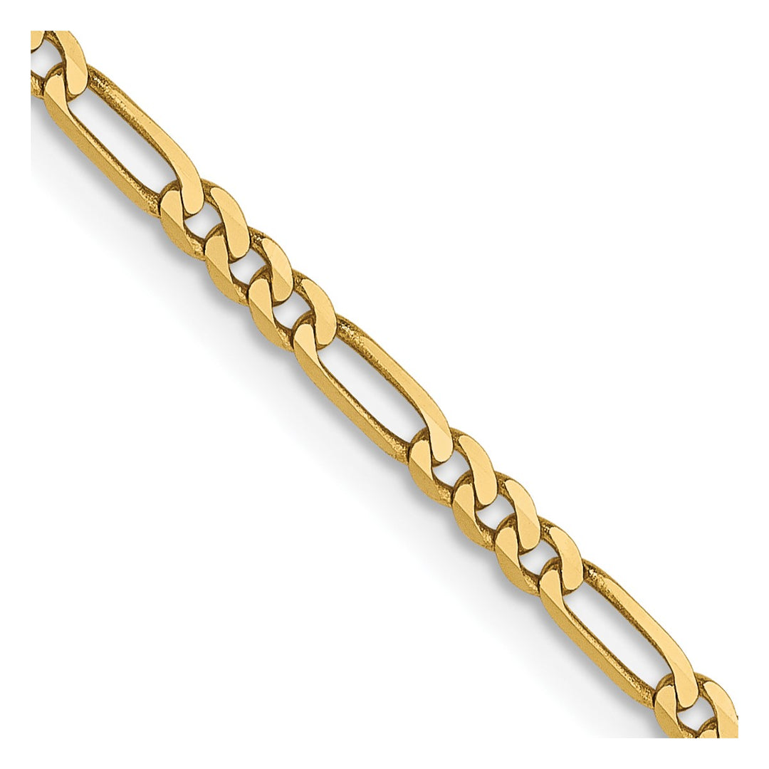 Gold 1.8mm Figaro Chain, 24