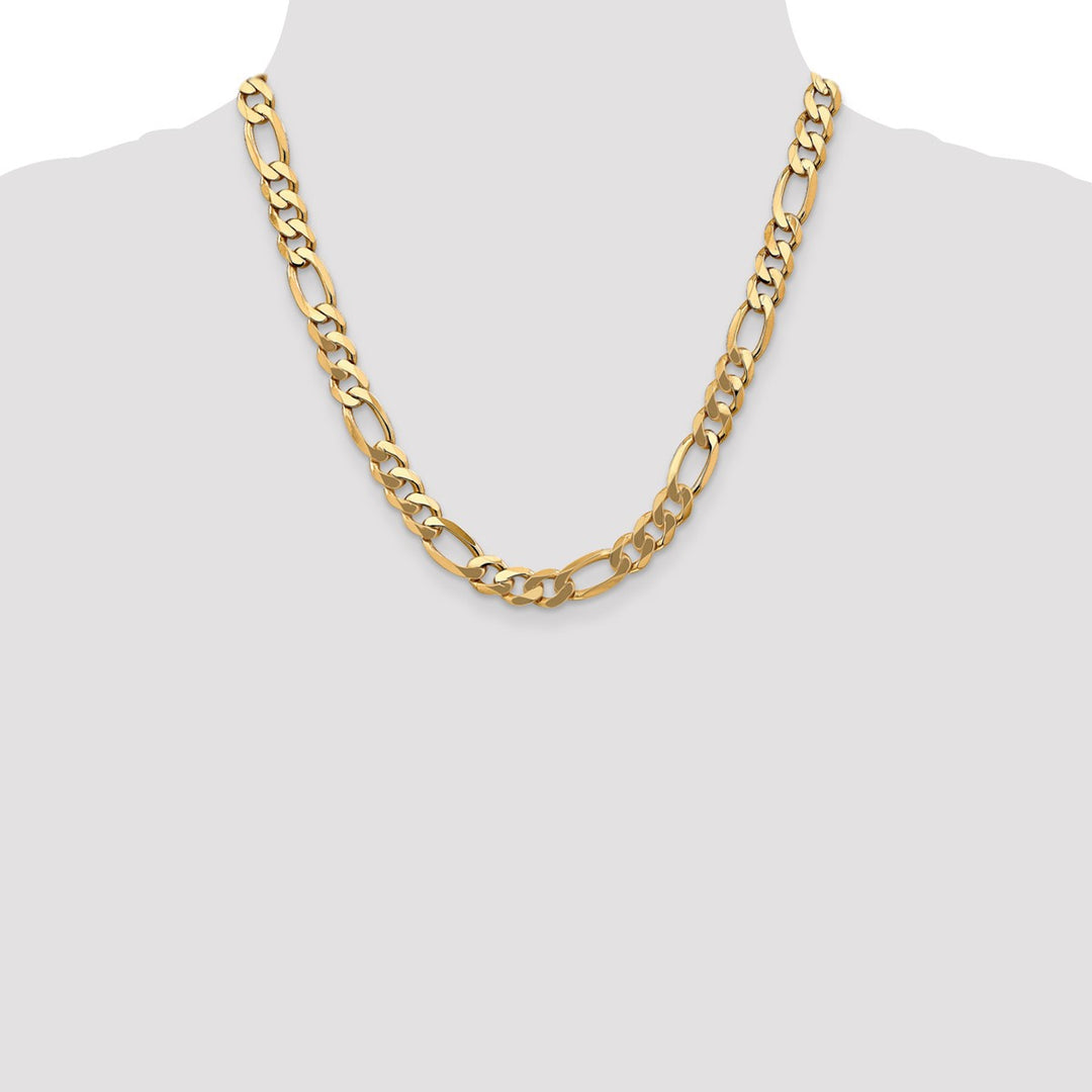 Gold 8.75mm Figaro Chain, 20