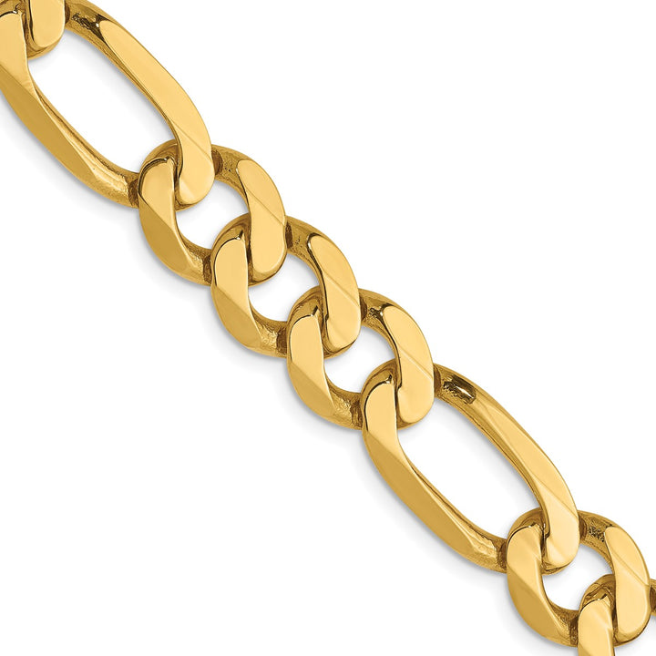 Gold 8.75mm Figaro Chain, 20"