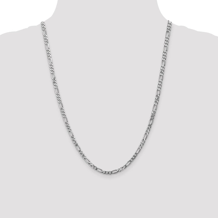 Gold 4mm Figaro Chain, 24"